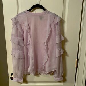 Ann Taylor Ruffle Blouse